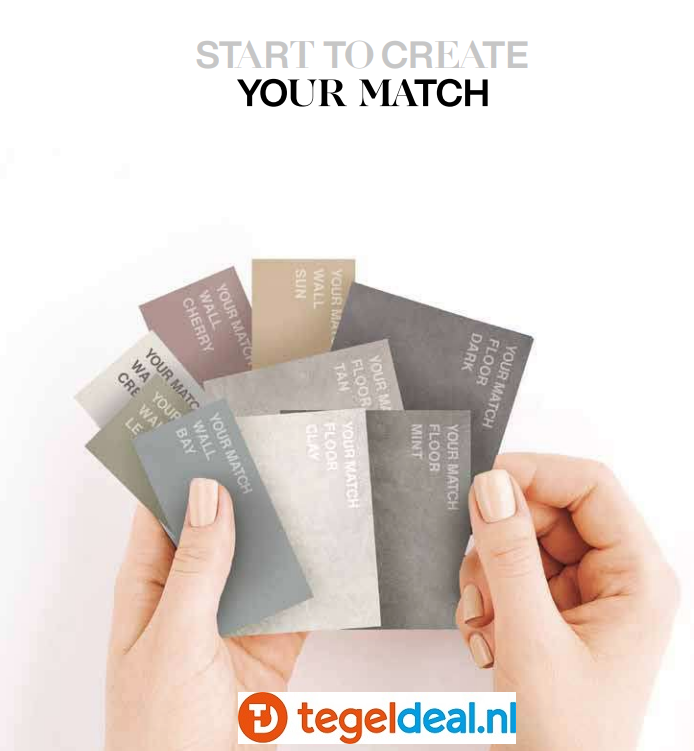 TRT Supergres Your Match TAN, 80x80x2 cm, MTNT cementlook terrastegels