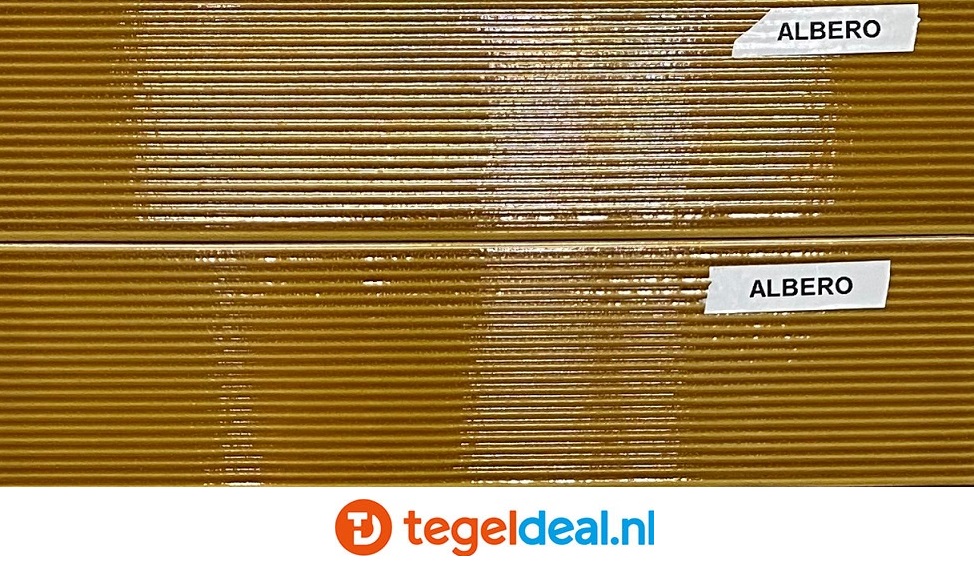 Stripes Crackle Albero, 6,5x26,1 cm, reliëf wandtegels