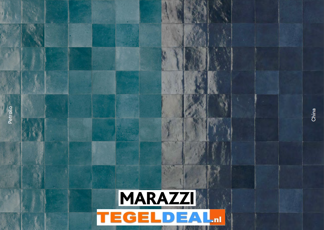 WDT Marazzi, Zellige PETROLIO, M5P6, 10x10 cm 