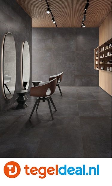 KEOPE Noord Anthracite, 60x120 cm 