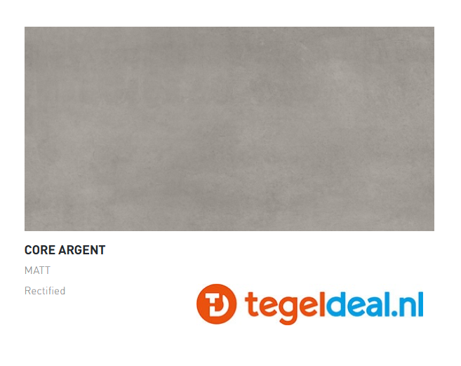 Argenta Core, ARGENT, 60x60 cm, betonlook tegels - €35,00 / PalletDeal op aanvraag  