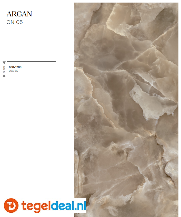 Mirage Onyce, onyx-look tegels in 6 kleuren