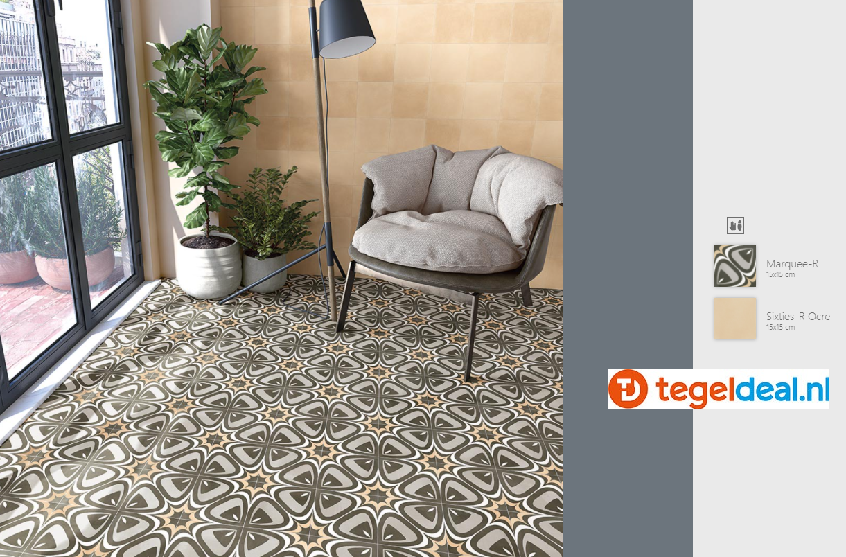 Vives Pop Tile, 15x15 cm, tegels - uni kleuren Vives Pop Tile, 15x15 cm, tegels - uni kleuren