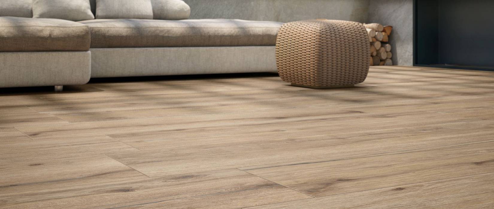 Supergres Ekho Gold, 30x120x2 cm, KG20, houtlook terrastegels