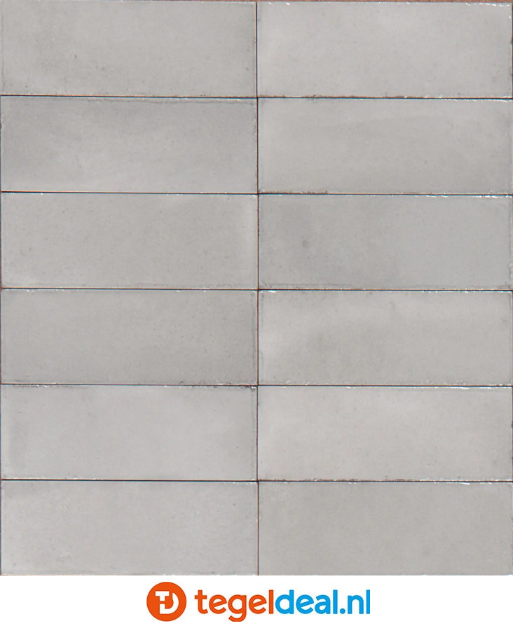 Marazzi Rice GRIGIO, 7,5x20 cm M968, handvorm wandtegels