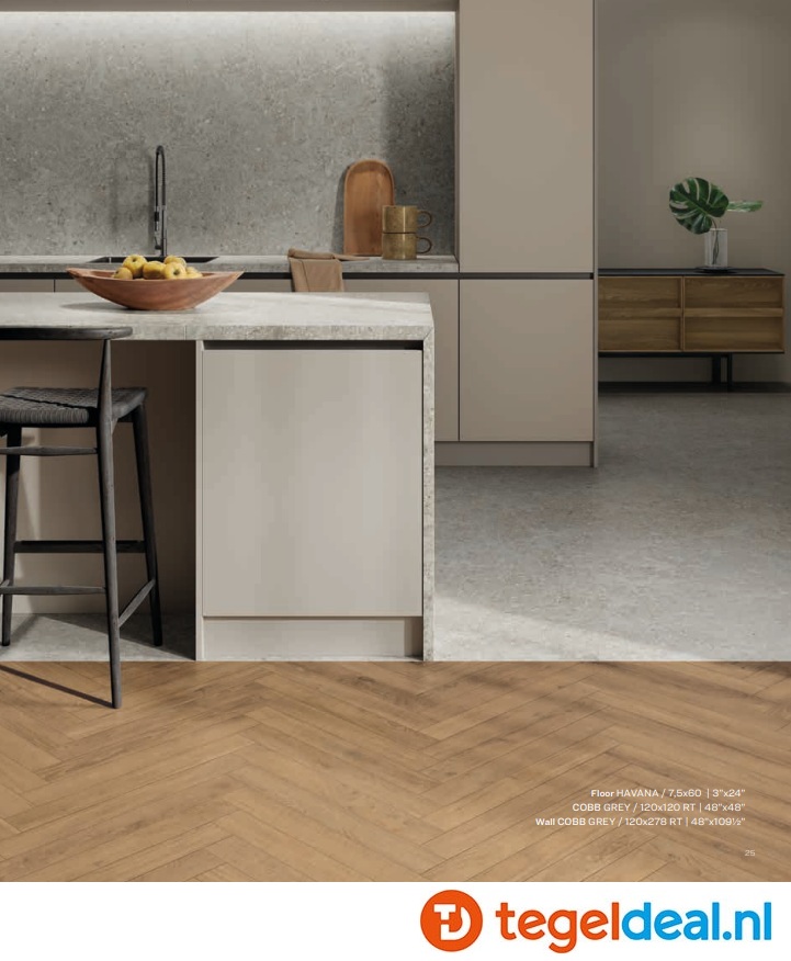 Supergres 4EVER HAVANA, 20x180 cm houtlook tegels 