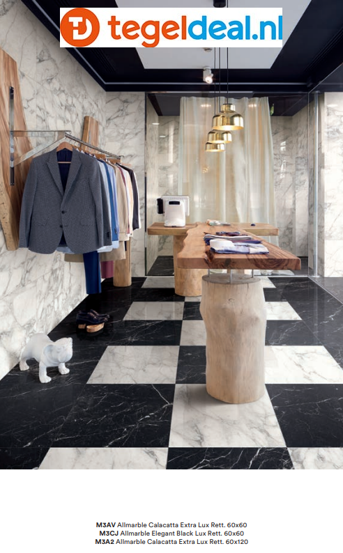 Marazzi Allmarble, Calacatta Extra Lux, 60x120 cm M3A2