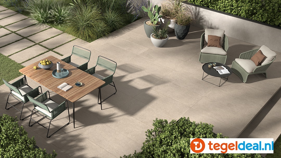 TRT Castelvetro, Konkrete Project BEIGE 100x100x2 cm, XKO10R2