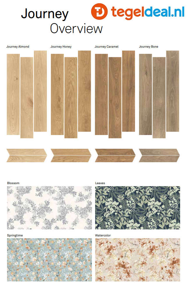 KEOPE Journey, houtlook- en decortegels KEOPE Journey, houtlook- en decortegels