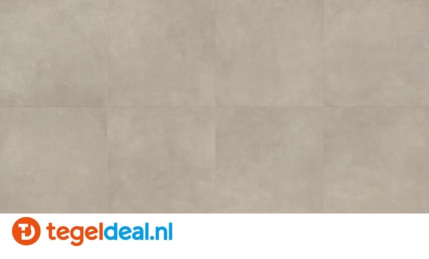 KEOPE Plate TIN, 80x80 cm, metaallook tegels