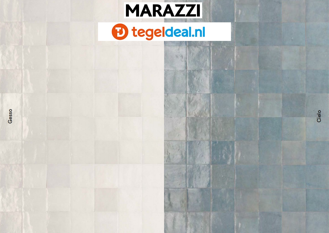 Marazzi Zellige GESSO, M5SO, 10x10 cm