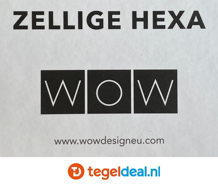 WOW Design, Zellige Hexa AQUA, 10,8x12,4 cm, hexagon wandtegels 