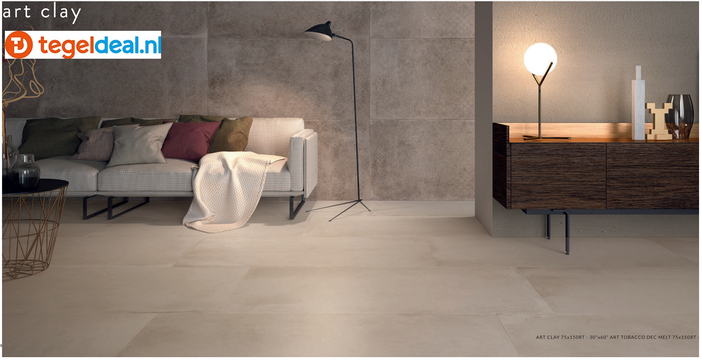 Supergres Art Clay, 30x60 cm, CL3A, betonlook tegels