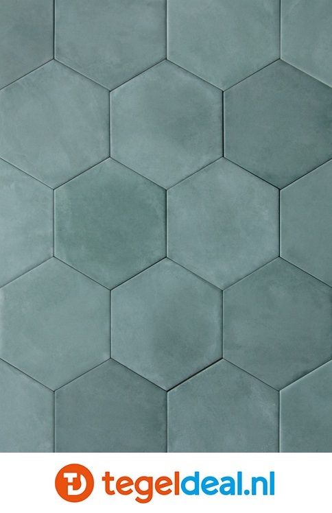 Tonalite, Exanuance, 14x16 cm, hexagon vloer- en wandtegels Tonalite, Exanuance, 14x16 cm, hexagon vloer- en wandtegels