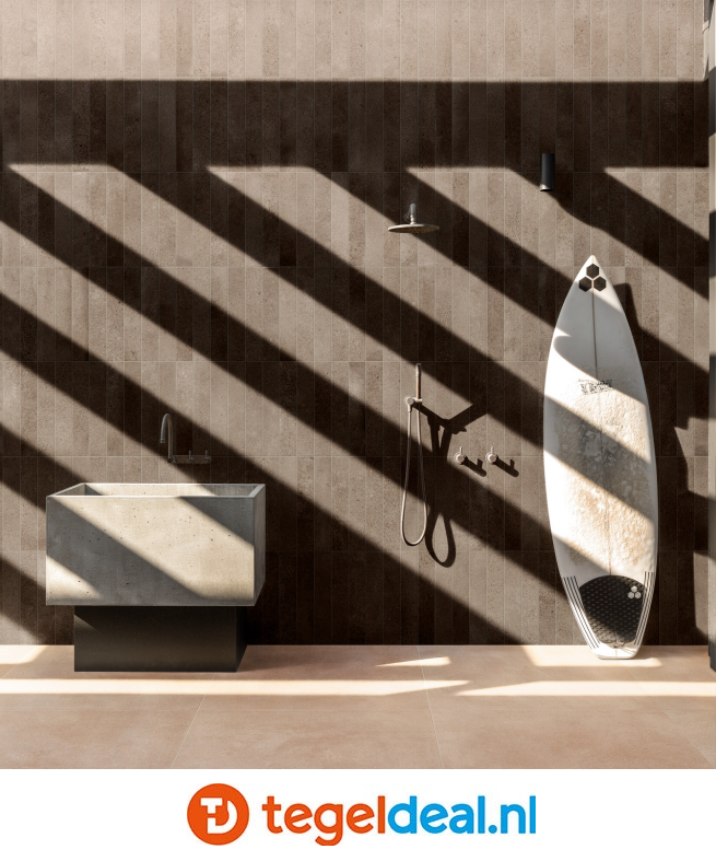 Marazzi ArtCraft ARGILLA, 5,3x30 cm MGU6, terracottalook tegels 