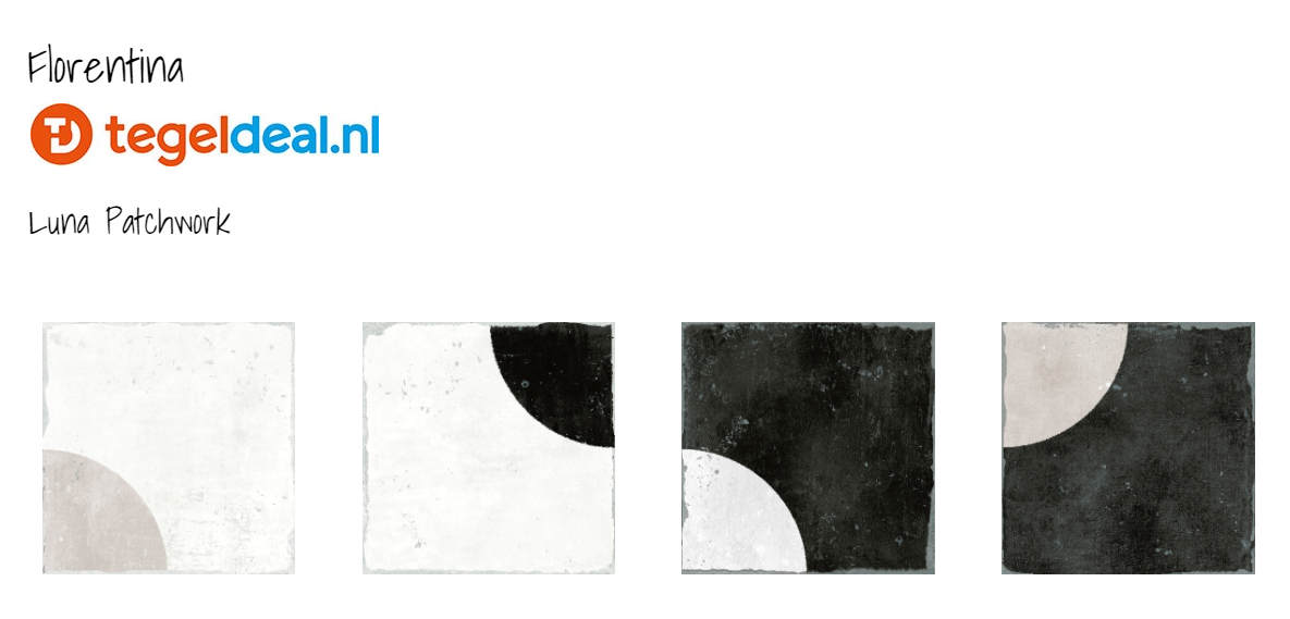 VLT / WDT Nanda Tiles, Florentina, 15x15 cm, patroontegels VLT / WDT Nanda Tiles, Florentina, 15x15 cm, patroontegels