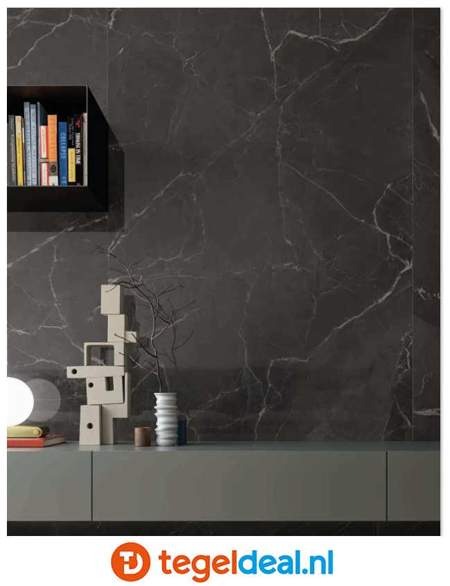 VLT Supergres Purity of Marble, Supreme Dark Lux, 120 x 120 cm