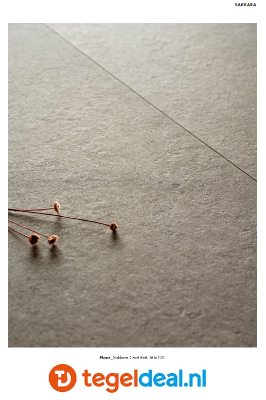 SIL Ceramiche, Sakkara CORD, Lines 60x120 cm Natural, natuursteenlook wandtegels - €42,50/m2 / Palletdeal op aanvraag