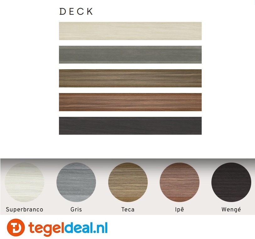 Revigres, Forest, Deck en Deck Forest, houtlook tegels 