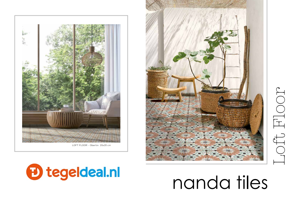 VLT Nanda Tiles, Loft, 20x20 cm