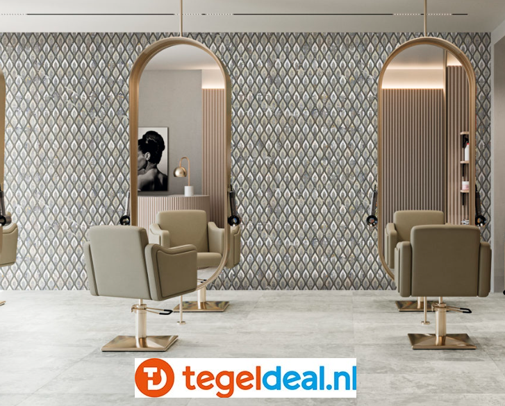 Aparici Sunderland, 60x60 cm, marmerlook patroontegels