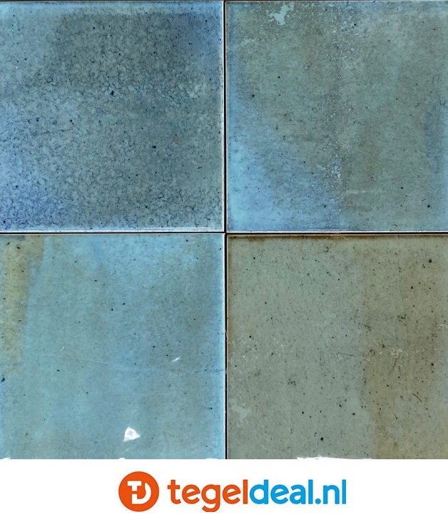 Equipe, Hanoi SKY BLUE, Arco 6,5x20 cm, art. 30065, reliëf wandtegels 