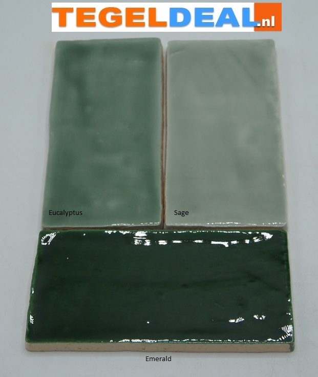 WDT handvorm EMERALD GREEN, 7,5x15 cm, OP VOORRAAD 