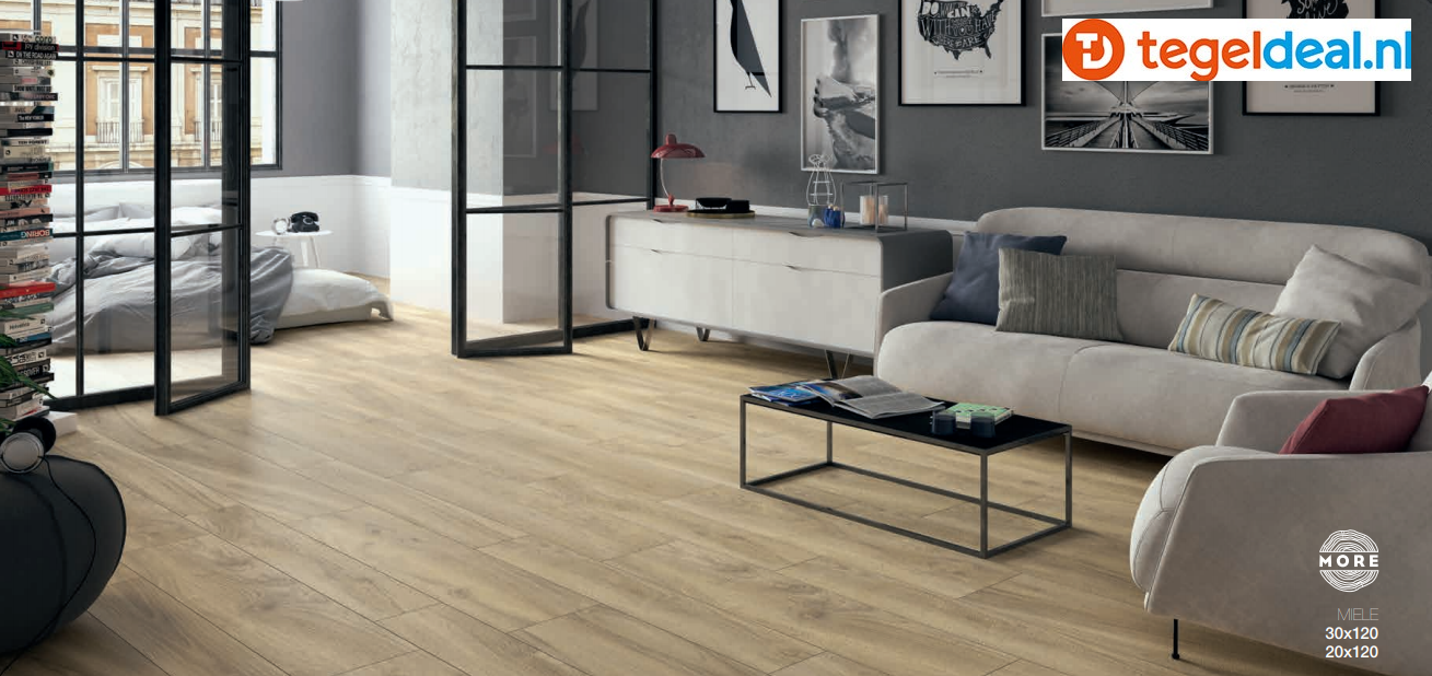 Castelvetro More Miele, 30x120 cm, CMR32R22, houtlook tegels