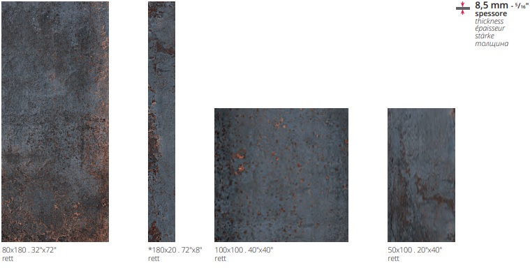 VLT Serenissima Costruire Metallo Nero, 100 x 100 cm