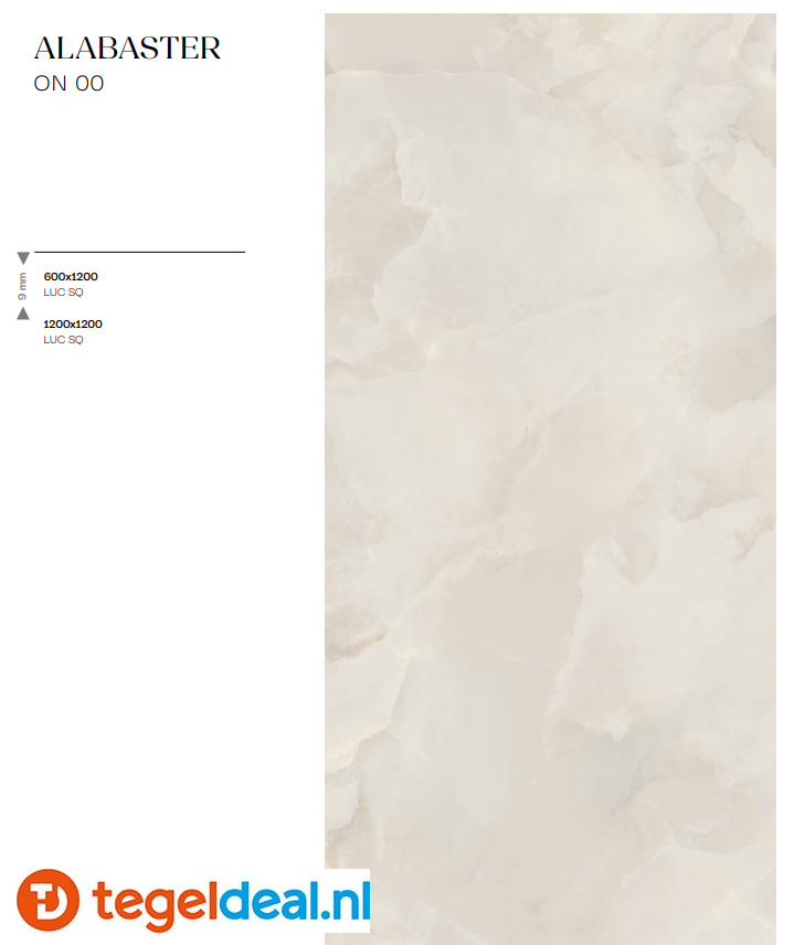 Mirage Onyce, onyx-look tegels in 6 kleuren