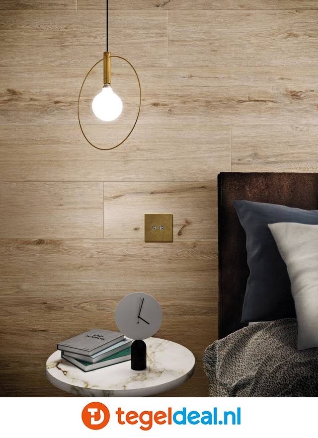 Supergres Ekho Gold, 20x120 cm, LDPK, houtlook tegels