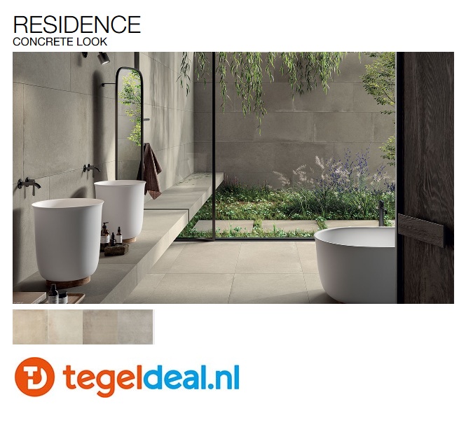 Cercom Residence, betonlook tegels voor binnen en buiten 