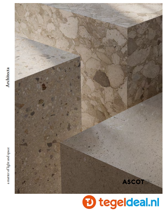ASCOT, Architecta PETRA BIANCO, 60x120 cm, art. A2ARC00210MS, natuursteenlook tegels  