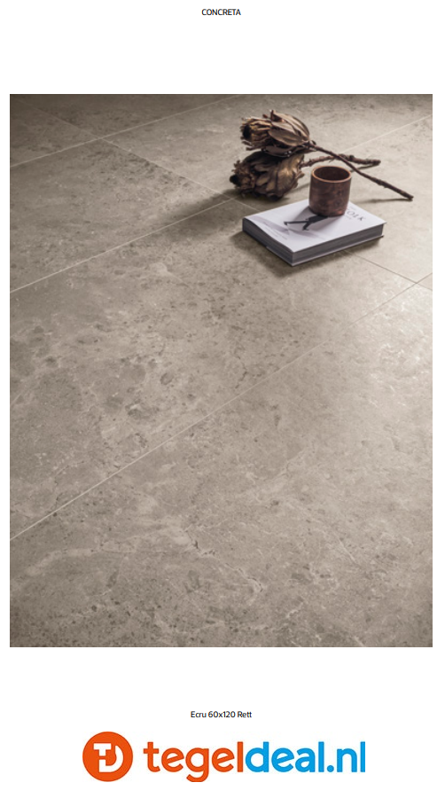 Serenissima Concreta, natuursteenlook tegels voor binnen en buiten