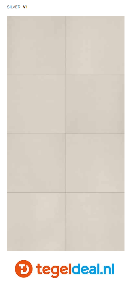 VLT KEOPE Elements Design Silver, 60 x 60 cm Natural 