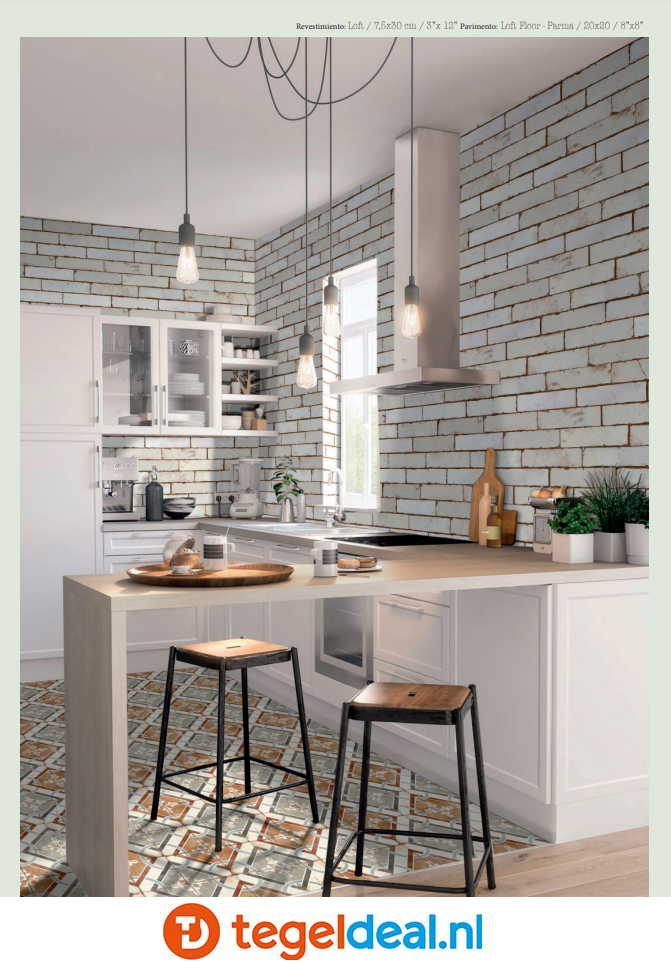 WDT Nanda Tiles, Loft White Gloss, 7,5x30 cm WDT Nanda Tiles, Loft White Gloss, 7,5x30 cm