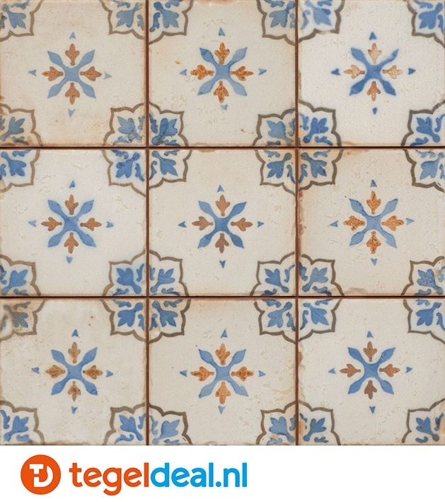 Peronda, Fs Mirambel-A, 33x33 cm, vintage patroontegels