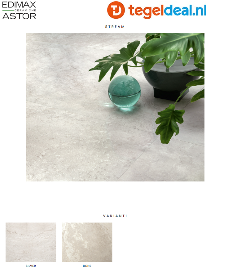 Edimax Astor, Stream, geïnspireerd op travertin- / natuursteenlook 