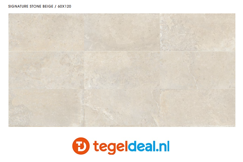 TRT DOM Signature Stone WHITE, 90x90x2 cm, natuursteenlook terrastegels