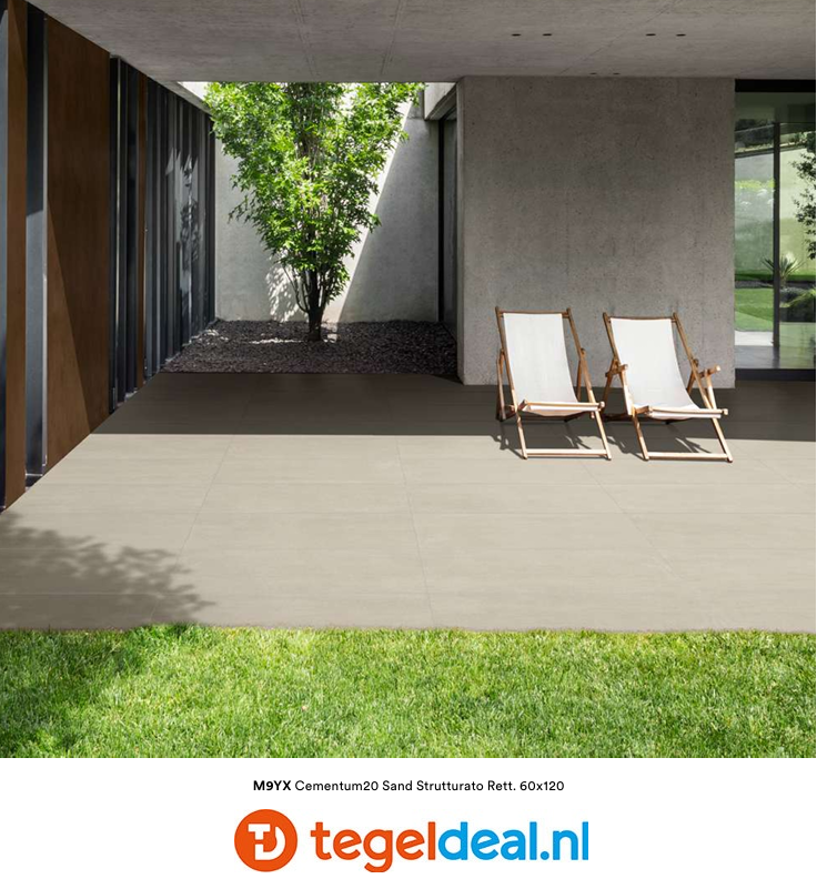 Marazzi Cementum20 Outdoor, cementlook terrastegels Marazzi Cementum20 Outdoor, cementlook terrastegels