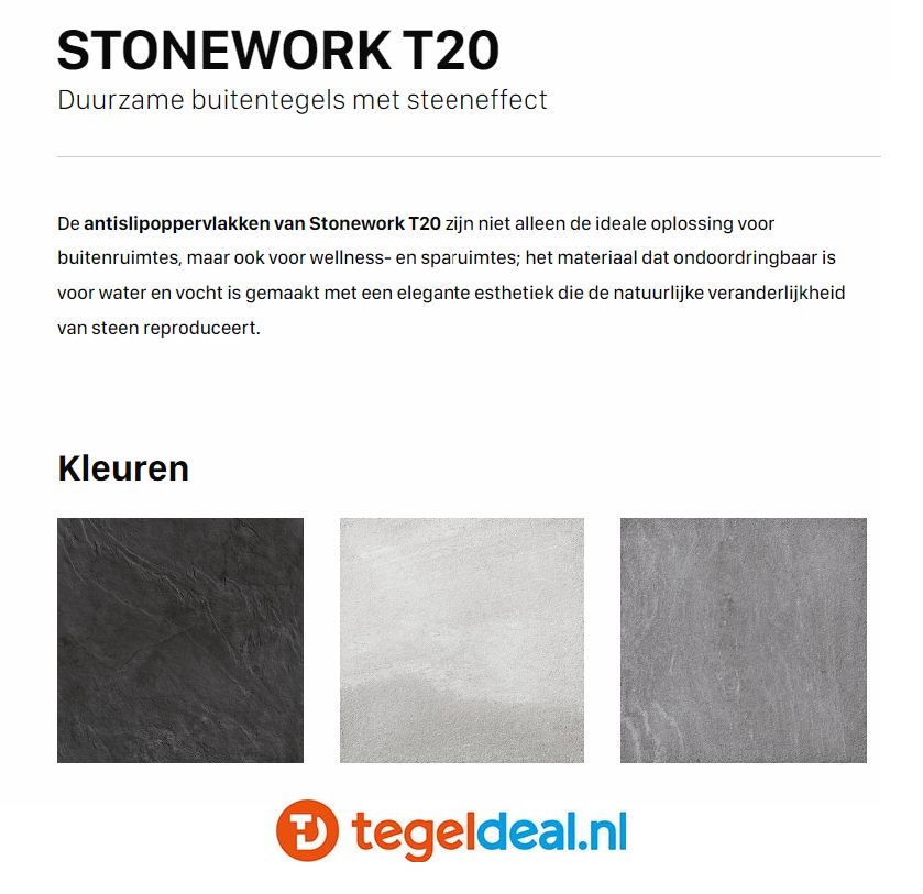 TRT Supergres Stonework Lugnez, 60x60x2 cm