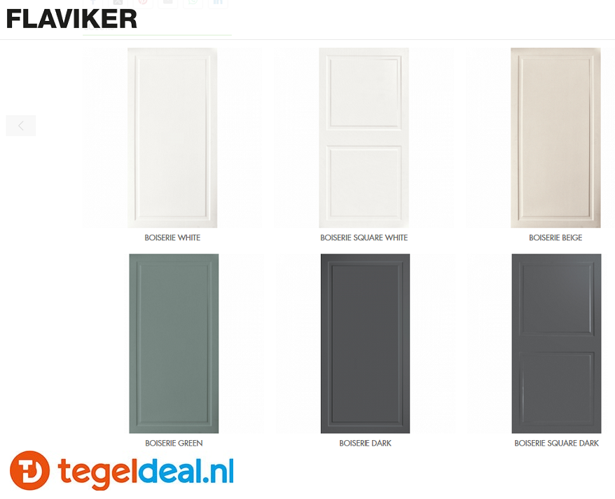 Flaviker, Boiserie, 60x120 cm wandtegels 