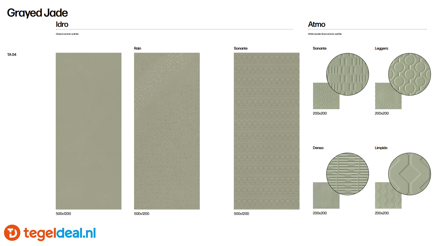 Mirage Terrae, Atmo - Idro - Lito, decoratieve wandtegels / 3D elementen 