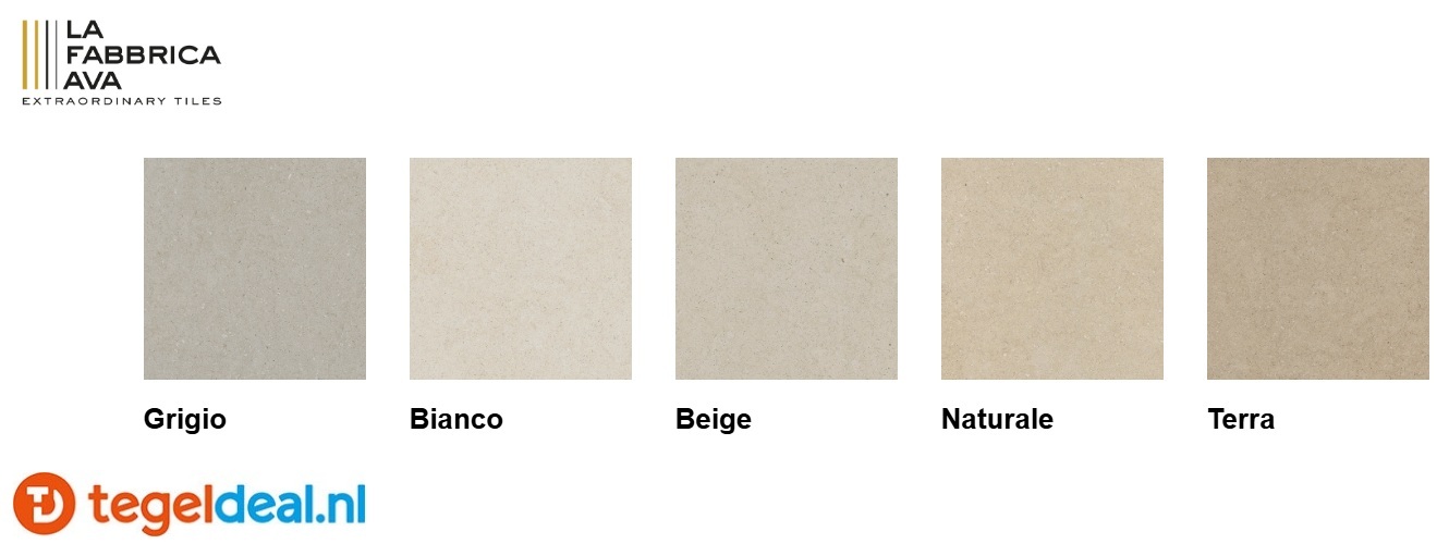 La Fabbrica, Moon Cream, natuursteenlook tegels   