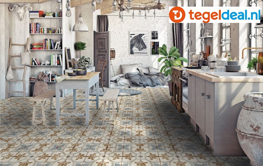 Nanda Tiles, Loft, 20x20 cm, patroontegels
