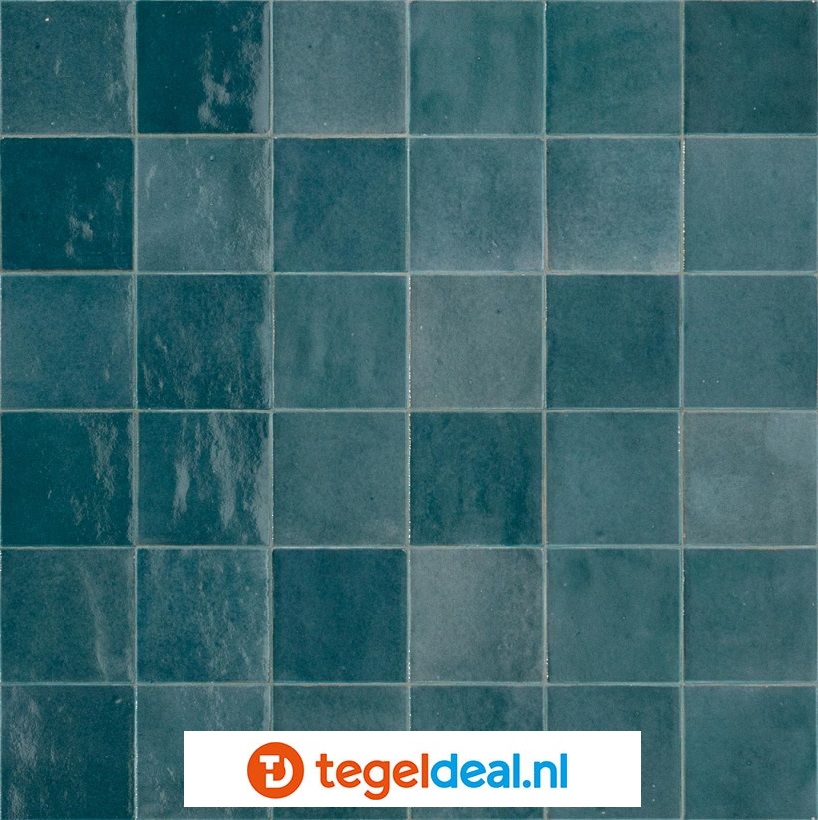 Marazzi Zellige PETROLIO, M5P6, 10x10 cm 