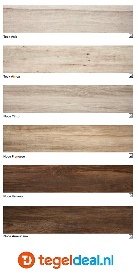Marazzi Treverkchic, Teak Africa, 20x120 cm MH2Y