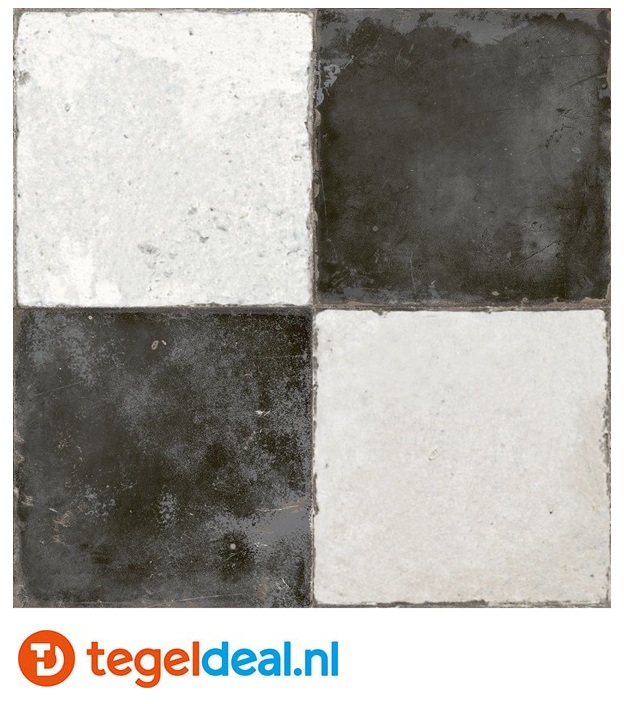 Peronda, Fs Damero-N, 45x45 cm, vintage patroontegels