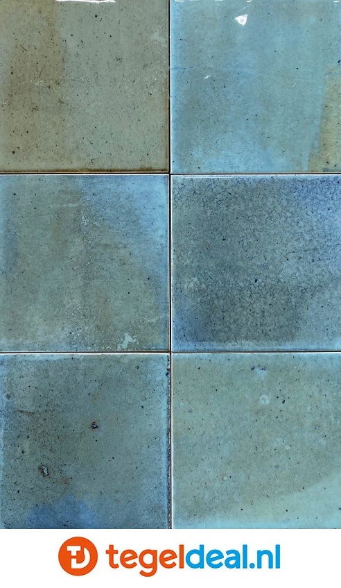 Equipe, Hanoi SKY BLUE, Arco 6,5x20 cm, art. 30065, reliëf wandtegels 