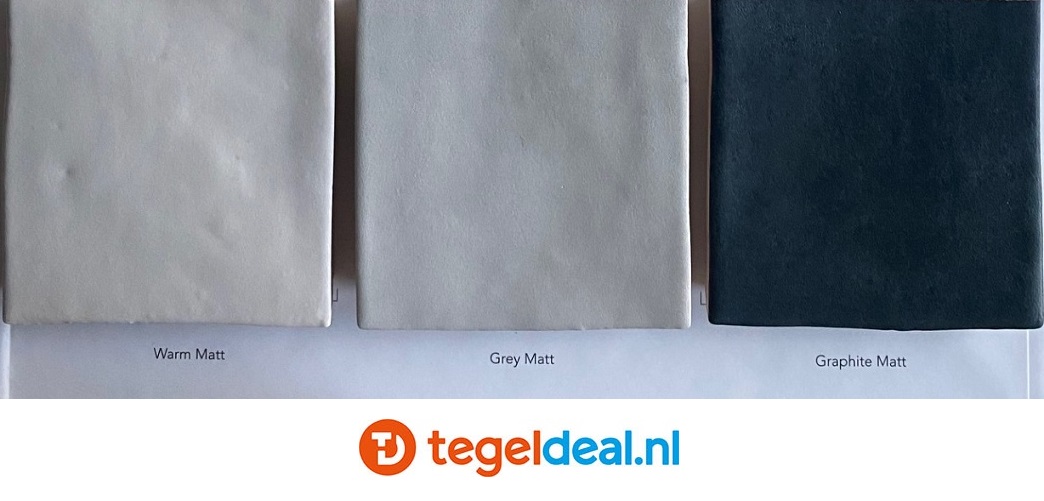 WOW Design, Fez WARM Matt, 6,2x12,5 cm handvorm wandtegels